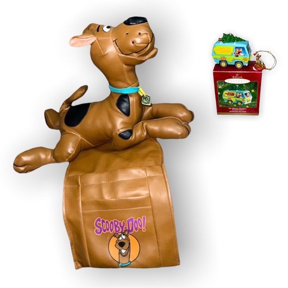Scooby Doo remote Caddy & 2 Christmas Ornaments